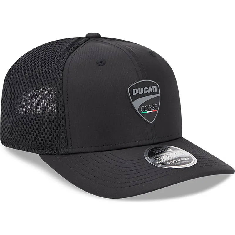 epci-curbata-negru-snapback-9fifty-stretch-snap-ripstop-de-ducati-motor-motogp-de-new-era