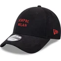 svart-justerbar-bojd-keps-sempre-milan-9forty-needle-cord-fran-ac-milan-serie-a-av-new-era
