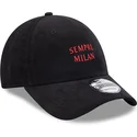 casquette-courbee-noire-ajustable-sempre-milan-9forty-needle-cord-ac-milan-serie-a-new-era