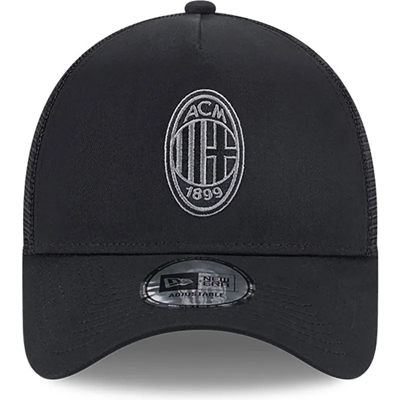 epci-curbata-negru-snapback-a-frame-core-de-ac-milan-serie-a-de-new-era