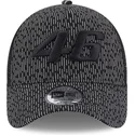 epci-curbata-negru-snapback-a-frame-reflective-all-over-print-de-valentino-rossi-vr46-motogp-de-new-era