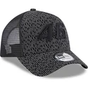 epci-curbata-negru-snapback-a-frame-reflective-all-over-print-de-valentino-rossi-vr46-motogp-de-new-era