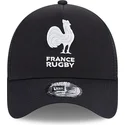 epci-curbata-negru-snapback-a-frame-monochrome-de-french-rugby-federation-ffr-de-new-era