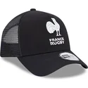 epci-curbata-negru-snapback-a-frame-monochrome-de-french-rugby-federation-ffr-de-new-era
