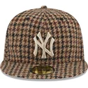 epci-plata-maro-fitted-59fifty-harris-tweed-de-new-york-yankees-mlb-de-new-era
