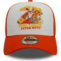 epci-curbata-portocaliu-snapback-sauce-a-frame-food-de-new-era