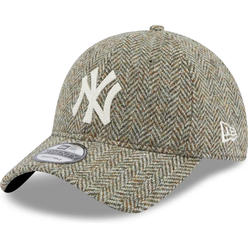 epci-curbata-gri-reglabila-9twenty-tweed-pack-de-new-york-yankees-mlb-de-new-era