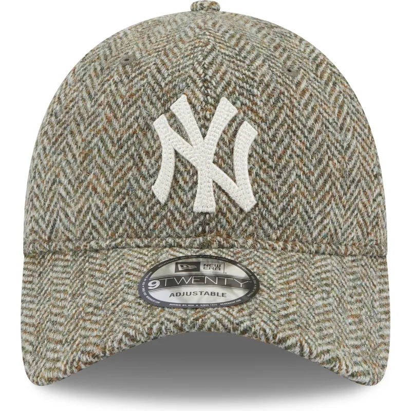 epci-curbata-gri-reglabila-9twenty-tweed-pack-de-new-york-yankees-mlb-de-new-era