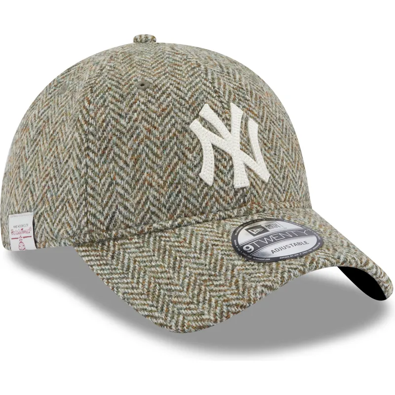 epci-curbata-gri-reglabila-9twenty-tweed-pack-de-new-york-yankees-mlb-de-new-era