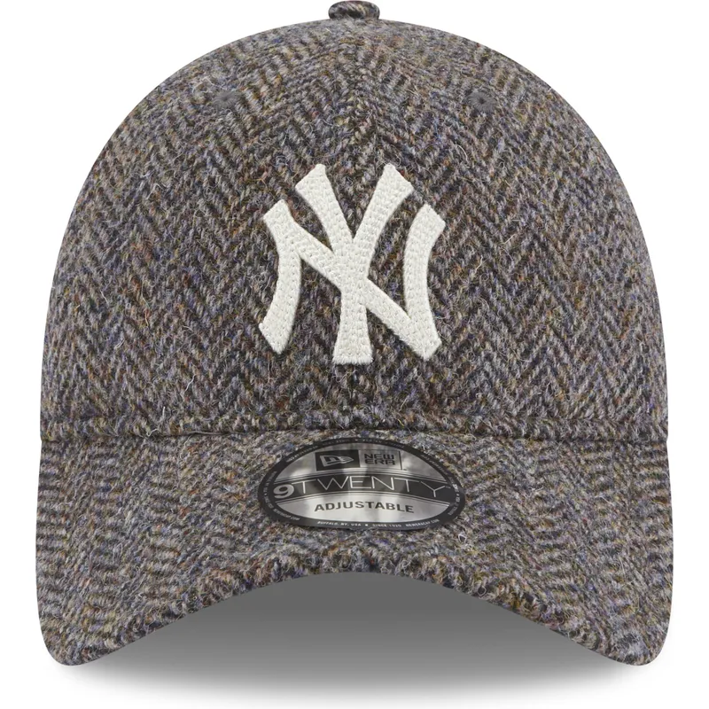 epci-curbata-gri-reglabila-9twenty-tweed-pack-de-new-york-yankees-mlb-de-new-era