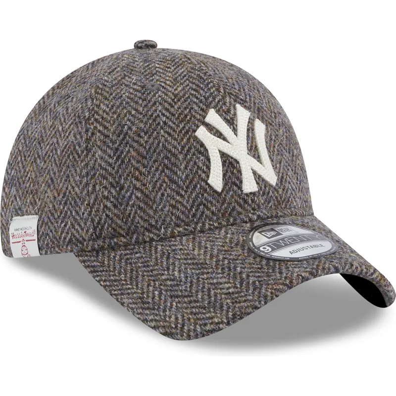 epci-curbata-gri-reglabila-9twenty-tweed-pack-de-new-york-yankees-mlb-de-new-era