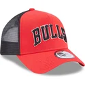 epci-curbata-rou-snapback-a-frame-team-script-de-chicago-bulls-nba-de-new-era