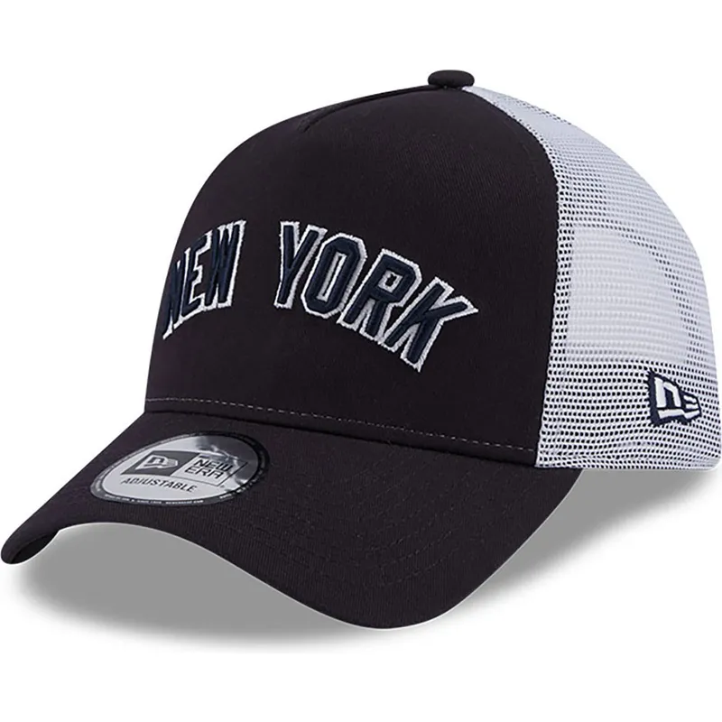 epci-curbata-bleumarin-snapback-a-frame-team-script-de-new-york-yankees-mlb-de-new-era