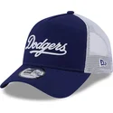 epci-curbata-albastru-snapback-a-frame-team-script-de-los-angeles-dodgers-mlb-de-new-era