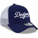 epci-curbata-albastru-snapback-a-frame-team-script-de-los-angeles-dodgers-mlb-de-new-era