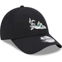 casquette-courbee-noire-ajustable-9forty-bugs-bunny-looney-tunes-new-era