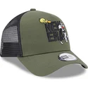 new-era-tweety-a-frame-looney-tunes-green-trucker-hat