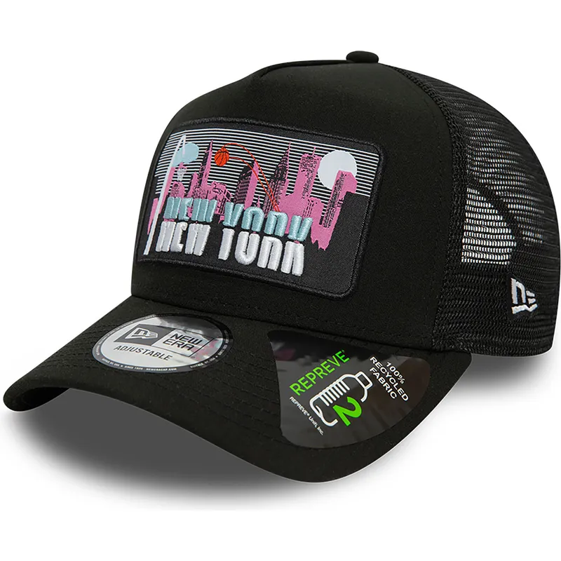 epci-curbata-negru-snapback-a-frame-repreve-license-plate-de-new-york-de-new-era
