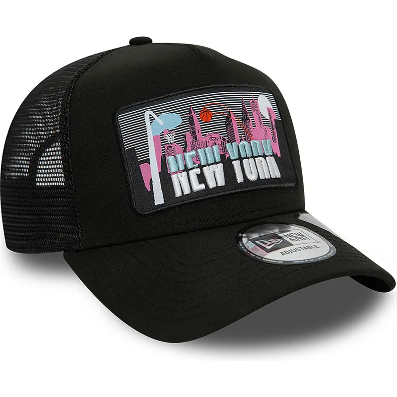 epci-curbata-negru-snapback-a-frame-repreve-license-plate-de-new-york-de-new-era