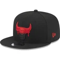 new-era-flat-brim-9fifty-team-drip-chicago-bulls-nba-black-snapback-cap