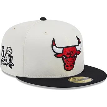 epci-plata-alb-fitted-59fifty-championships-de-chicago-bulls-nba-de-new-era