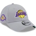 epci-curbata-gri-reglabila-9forty-team-side-patch-de-los-angeles-lakers-nba-de-new-era