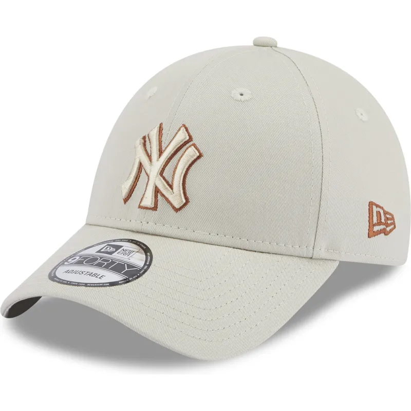 epci-curbata-bej-reglabila-9forty-team-outline-de-new-york-yankees-mlb-de-new-era