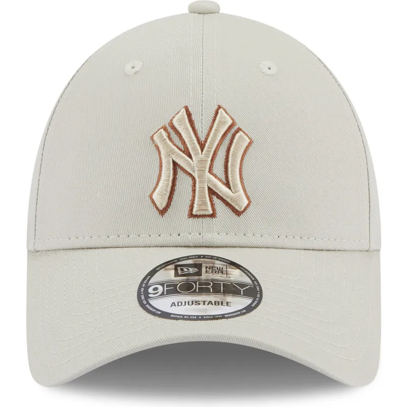 epci-curbata-bej-reglabila-9forty-team-outline-de-new-york-yankees-mlb-de-new-era