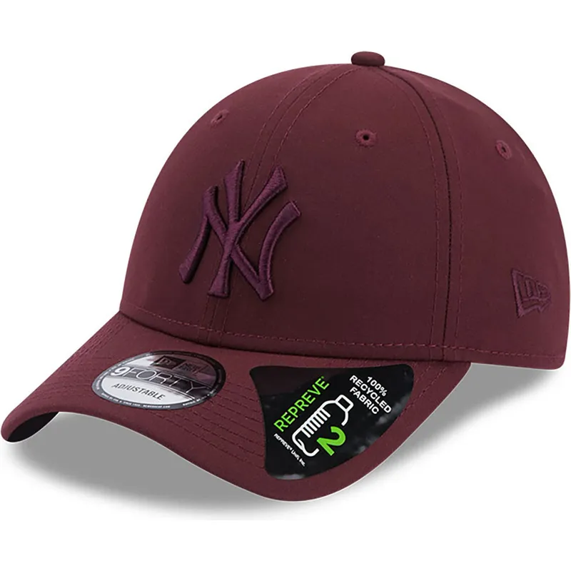 epci-curbata-rou-reglabila-9forty-repreve-de-new-york-yankees-mlb-de-new-era