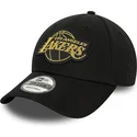epci-curbata-negru-reglabila-9forty-metallic-badge-de-los-angeles-lakers-nba-de-new-era