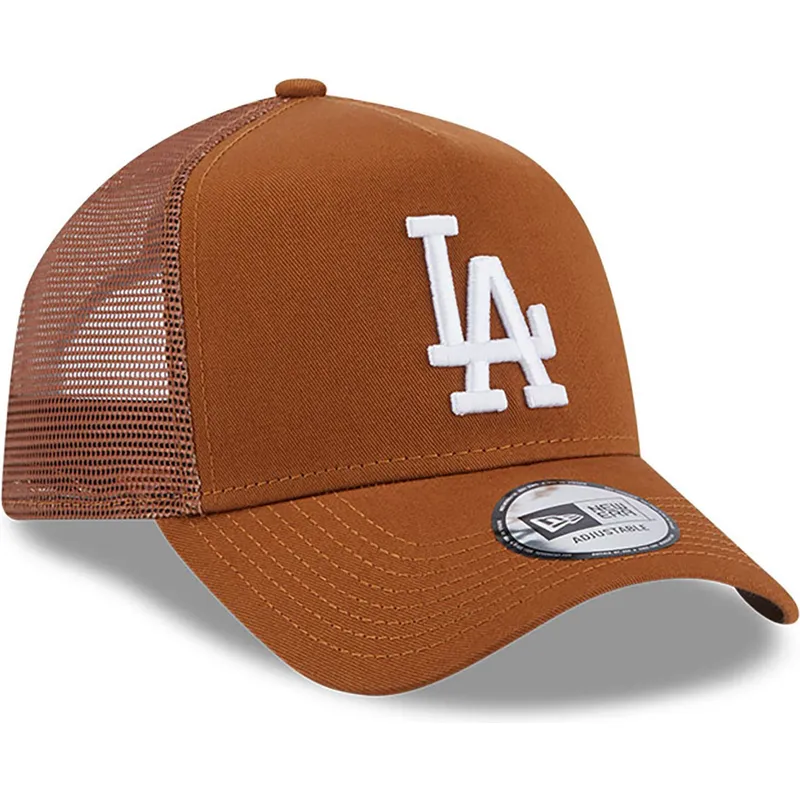 epci-curbata-maro-snapback-a-frame-league-essential-de-los-angeles-dodgers-mlb-de-new-era