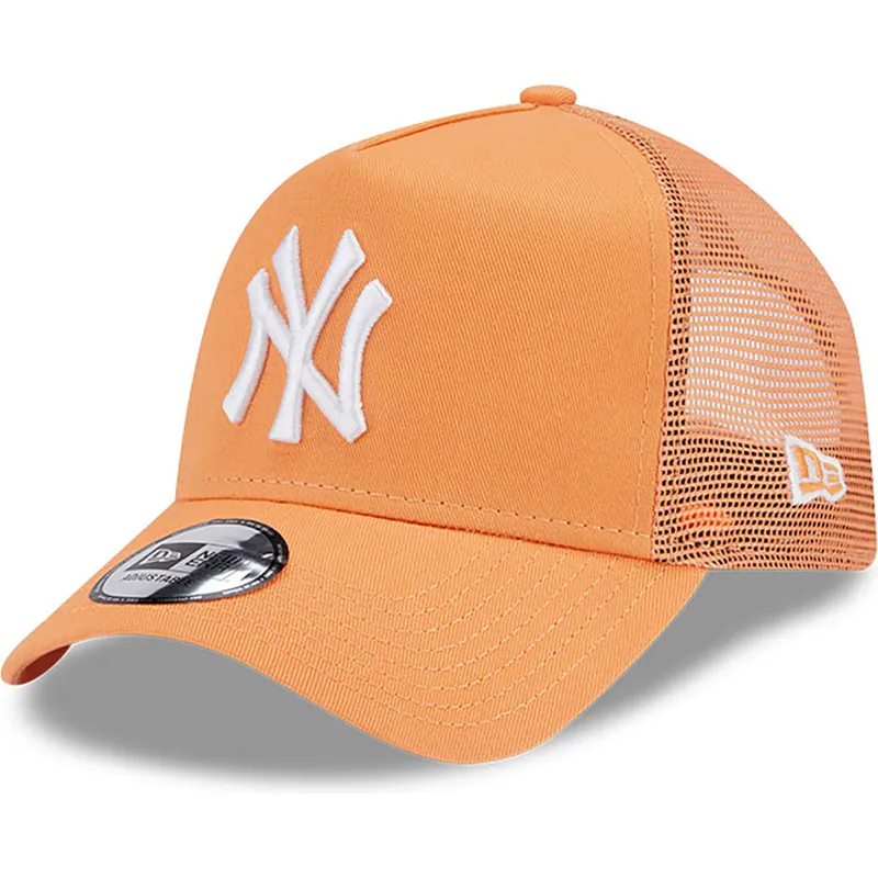 epci-curbata-portocaliu-snapback-a-frame-league-essential-de-new-york-yankees-mlb-de-new-era