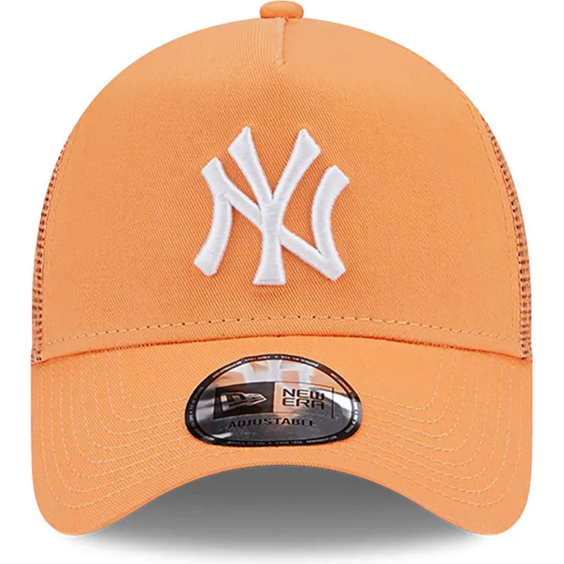 epci-curbata-portocaliu-snapback-a-frame-league-essential-de-new-york-yankees-mlb-de-new-era