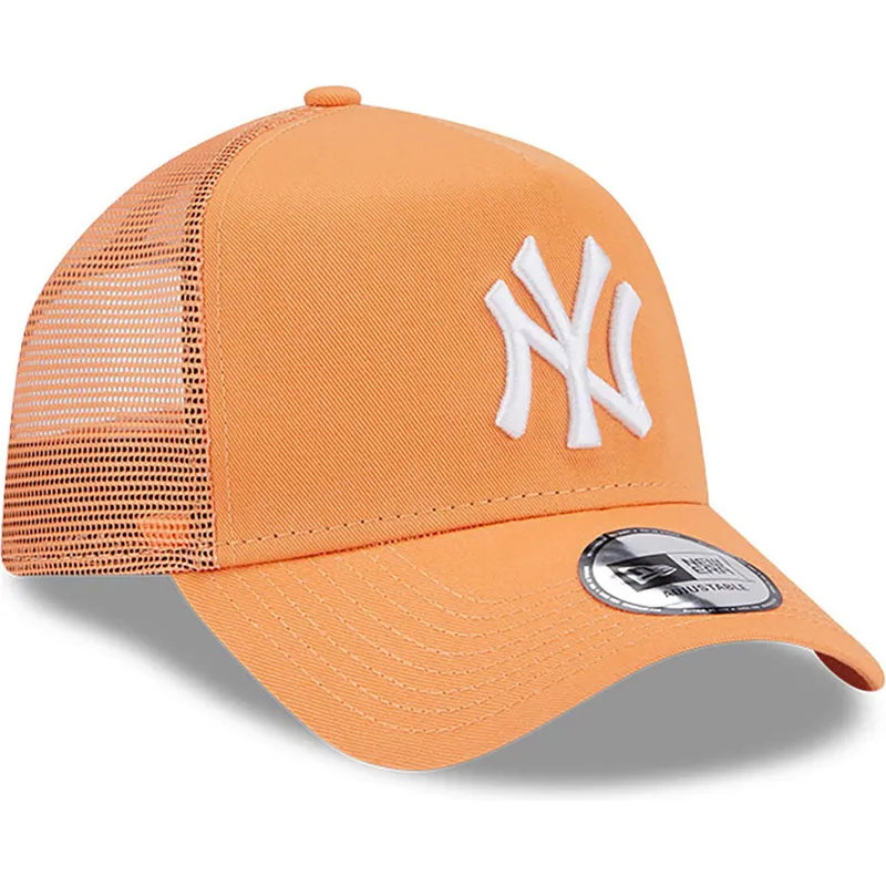 epci-curbata-portocaliu-snapback-a-frame-league-essential-de-new-york-yankees-mlb-de-new-era