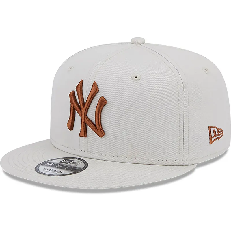 epci-plata-bej-snapback-9fifty-league-essential-de-new-york-yankees-mlb-de-new-era