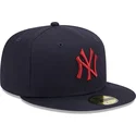 epci-plata-bleumarin-fitted-59fifty-league-essential-de-new-york-yankees-mlb-de-new-era
