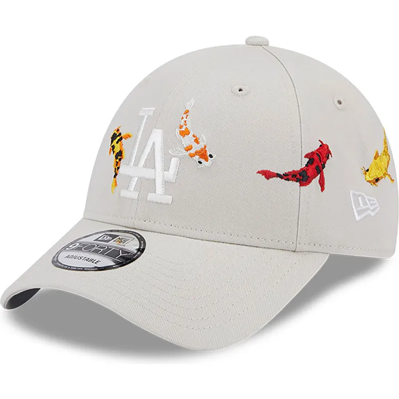 epci-curbata-bej-reglabila-9forty-koi-fish-de-los-angeles-dodgers-mlb-de-new-era