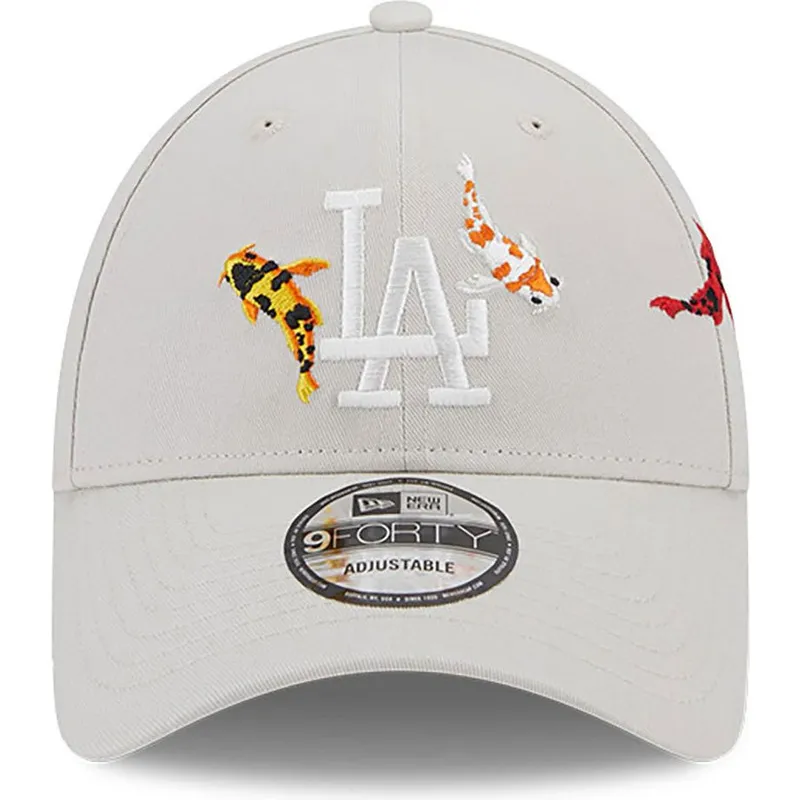epci-curbata-bej-reglabila-9forty-koi-fish-de-los-angeles-dodgers-mlb-de-new-era