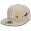 epci-plata-bej-snapback-9fifty-koi-fish-de-new-york-yankees-mlb-de-new-era