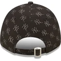 new-era-mlb-new-york-yankees-9forty-monogram-verstellbare-schwarze-kappe