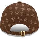 epci-curbata-maro-reglabila-9forty-monogram-de-new-york-yankees-mlb-de-new-era