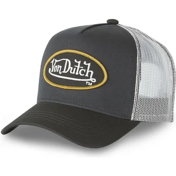 Von Dutch CLA6 svart och vit truckerkeps