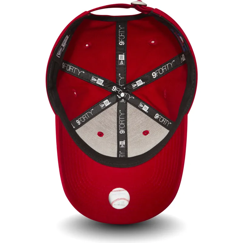 new-era-9forty-essential-new-york-yankees-mlb-verstellbare-rote-kinderkappe