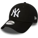 czarna-zakrzywiona-czapka-regulowana-dla-dziecka-9forty-essential-new-york-yankees-mlb-new-era