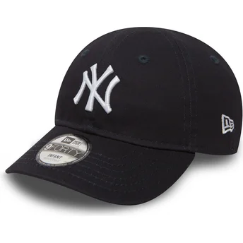 niebieska-zakrzywiona-regulowana-czapka-dla-dzieci-9forty-essential-new-york-yankees-mlb-od-new-era