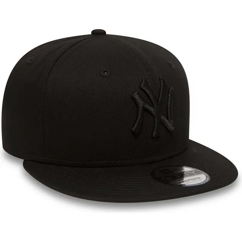 new-era-new-york-yankees-mlb-9fifty-black-on-black-snapback-kappe-schwarz