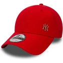 czerwona-zakrzywiona-czapka-regulowana-9forty-flawless-logo-new-york-yankees-mlb-od-new-era