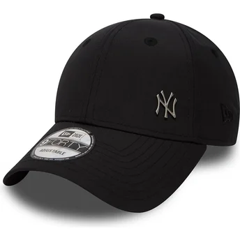 Svart böjd justerbar keps 9FORTY Flawless Logo från New York Yankees MLB av New Era