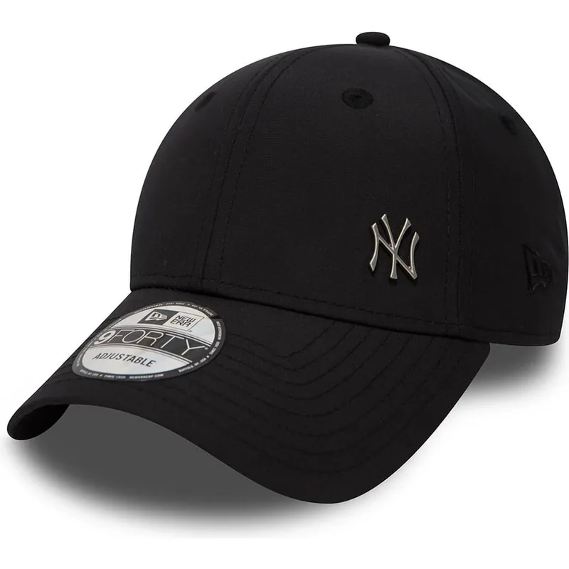 cappellino-nero-con-visiera-curva-regolabile-9forty-flawless-logo-dei-new-york-yankees-mlb-di-new-era