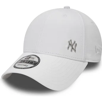 Șepci curbată alb bandă reglabilă 9FORTY Flawless de New York Yankees MLB de New Era